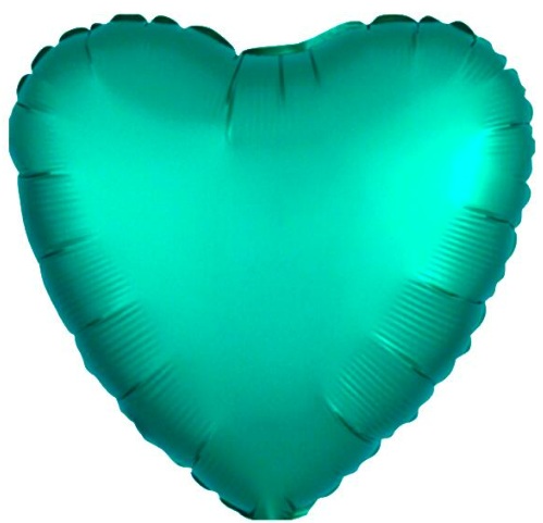 18 İNC KALP YEŞİL RENK FOLYO BALON balon