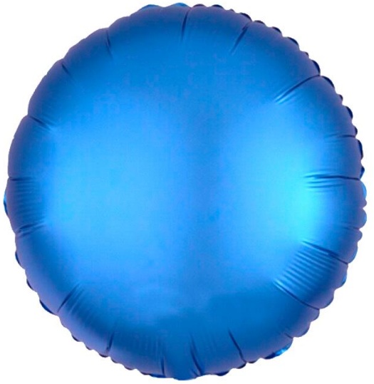 18 İNC YUVARLAK MAVİ RENK FOLYO BALON balon