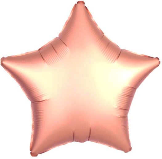 24 İNC YILDIZ ROSEGOLD RENK FOLYO BALON balon