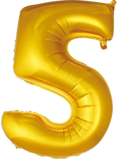 5 - RAKAM 34 İNC GOLD RENK BALON 76 CM balon