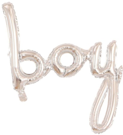 BOY GÜMÜŞ FOLYO BALON balon