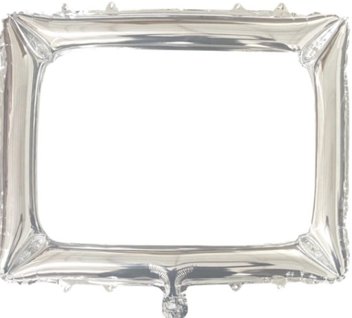 ÇERÇEVE GÜMÜŞ FOLYO BALON balon