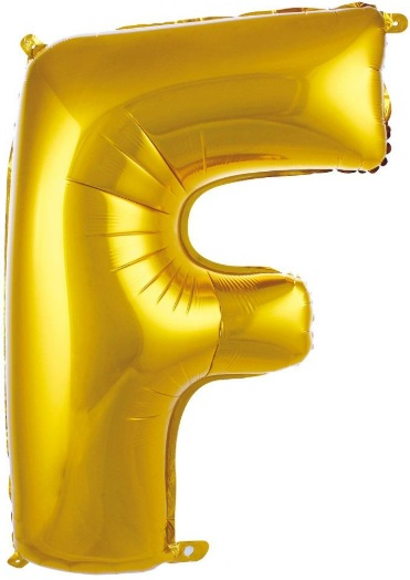 F - 40 İNC GOLD RENK BALON 100 CM balon