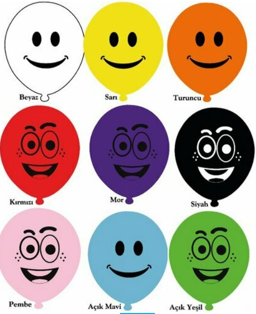 GÜLEN YÜZ BASKILI BALON 50 Lİ balon