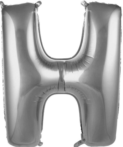 H - 40 İNC GÜMÜŞ RENK BALON 100 CM balon