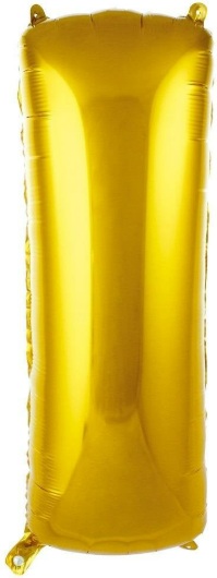 I - HARF 34 İNC GOLD RENK BALON 76 CM balon