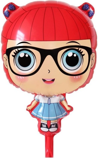 KIZ KIRMIZI FOLYO BALON balon