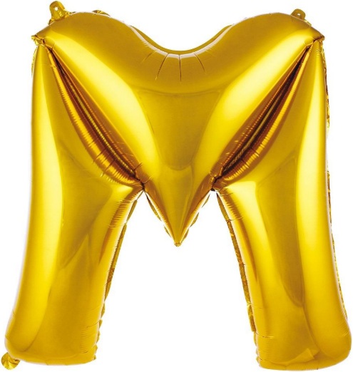 M - 40 İNC GOLD RENK BALON 100 CM balon