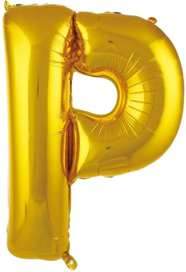 P - 40 İNC GOLD RENK BALON 100 CM balon