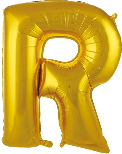 R - 40 İNC GOLD RENK BALON 100 CM balon