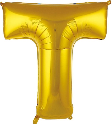 T - 40 İNC GOLD RENK BALON 100 CM balon