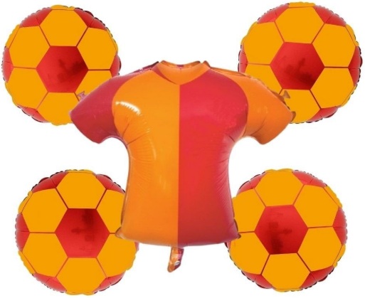 TARAFTAR SARI KIRMIZI 5Lİ SET BALON balon