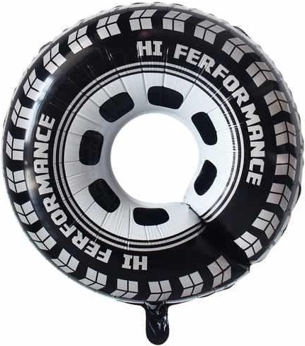 YARIŞ ARABASI LASTİĞİ ORTASI BOŞ FOLYO BALON balon