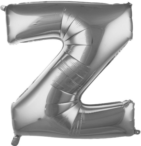 Z - 40 İNC GÜMÜŞ RENK BALON 100 CM balon